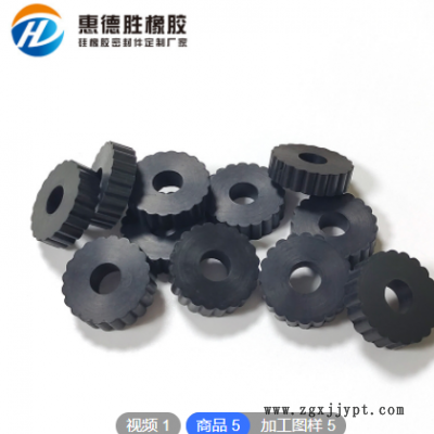 厂家定做耐油黑色加厚圆形橡胶垫圈 丁晴橡胶套圈 橡胶垫圈防震图2