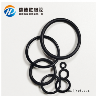 厂家现货黑色耐高温密封圈 硅胶O型防水密封圈 丁晴橡胶o型密封圈图2