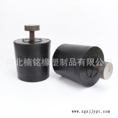 楠铭供应橡胶包铁件橡胶减震器 减震橡胶垫包铁件 设备橡胶包胶件图3
