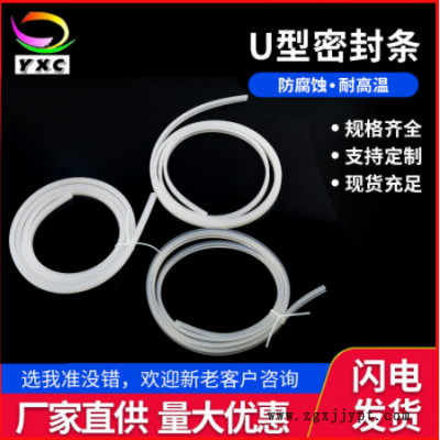 U型透明包边密封条 汽车门防撞条贴U型耐高温防撞防水 硅胶密封条图1