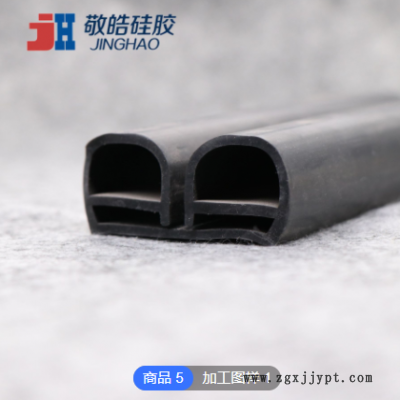 双e字承高温耐低温 温室门冷库门工业门硅胶密封条厂家直供可定制图3