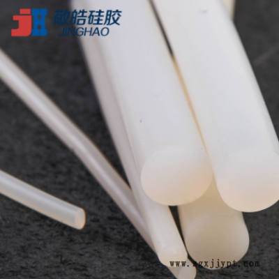 定制硅胶实心圆条 耐高温圆形硅胶密封条 多规格工业用实心硅胶棒图2