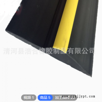 定制加黄线车库门橡胶条卷帘门防尘条停车场防撞冷库门密封条热卖图3