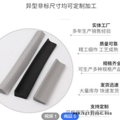 定制浴室门口防水条自粘型可弯曲厨房台面卫生间门槛硅胶阻水条图2