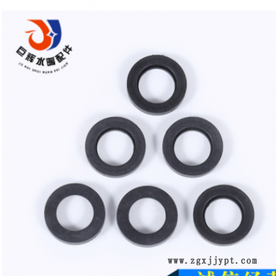 4分黑色双芯橡胶垫片垫圈 密封平垫防水四分热水器阀门橡胶丁晴图3