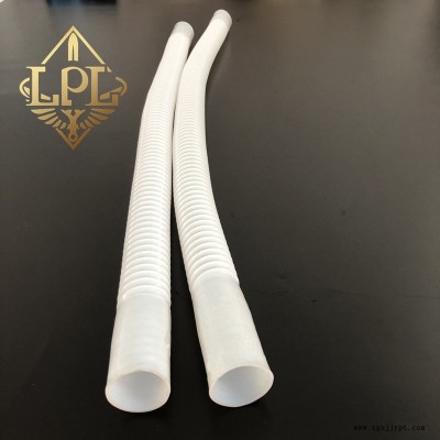 德玛厂家供应模温机用管 PTFE波纹管 DN6-DN200MM耐腐蚀特氟隆管 抗高温聚乙烯管 四氟波纹管 化工软管图2