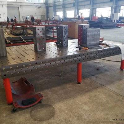 江西吉安 三维柔性焊接平台 机械手焊接工作台 流水线机械手配套使用图4