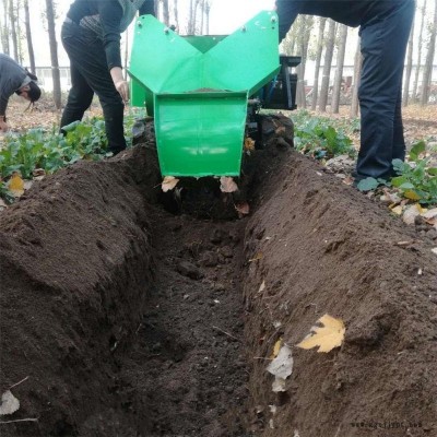 微型果园开沟施肥机 青芒果园锄草机 慧聪机械手推柴油回填机价格图4