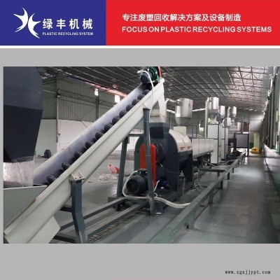点滴瓶回收加工生产线 医院废塑料回收处理机器  吊袋自动化回收生产线图1