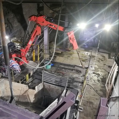 YZH定制款矿山料口破碎机械手图1