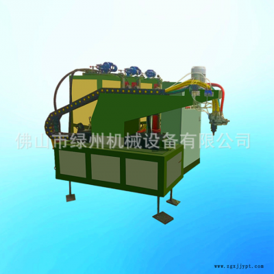 绿州机械  聚氨酯鞋底灌注机 一维 二维机械手全自动发泡机 新款 LZ-905图2
