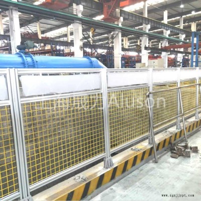 厂家加工铝型材机器人安全围栏 车间自动化流水线桁架机械手围栏图3