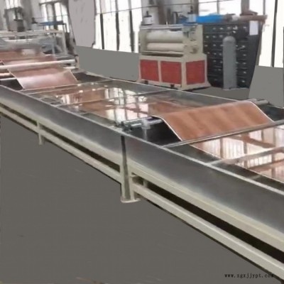 江苏徐州市LVT地板生产线博宇LVT地板卷材自粘生产线制造设备厂家
