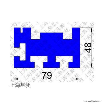 模组滑台铝型材 往复机轨道 80*70机械手铝材铝镁合金图2