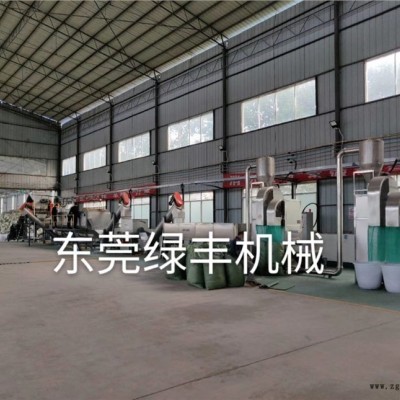 HW49化工桶塑料蓝桶废旧塑料破碎清洗线图1