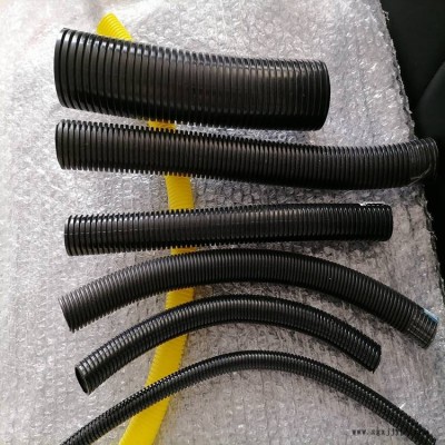 23*28.5黑色开闭口塑料浪管 尼龙阻燃开合式护线管机械手配套波纹管图2