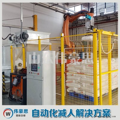 羽毛粉自动拆垛机械手 内蒙古码垛机器人供应图2