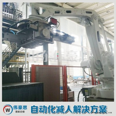 羽毛粉自动拆垛机械手 内蒙古码垛机器人供应图3