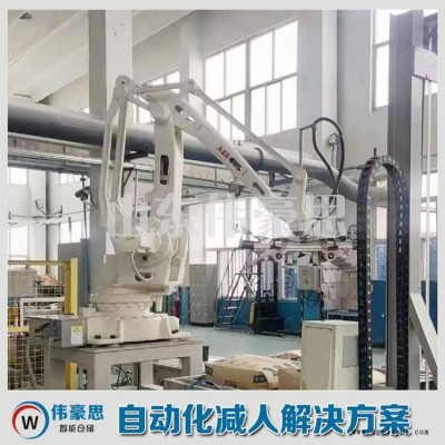 脱硫剂机械手码垛机 定制袋料自动码垛机器人