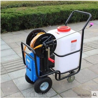 路邦机械手推四轮打药机60L小车式打药机汽油动力喷雾器图2