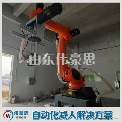 粉煤灰自动卸垛设备 智能机械手拆垛系统图1