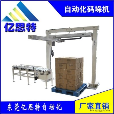 东莞亿思特后道包装流水线全自动码垛机双立柱低位码垛机全自动码垛机械手图2