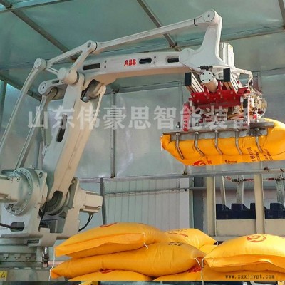 珍珠岩粉机器人码垛机 编织袋码垛机械手生产商图1