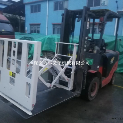 快速装卸货物叉车推拉器 叉车堆货伸缩机械手 西林16吨推拉器图1