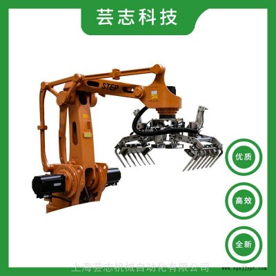 粮油搬运码垛工作站 机器人搬运码垛教学平台 新时达码垛机械手图2