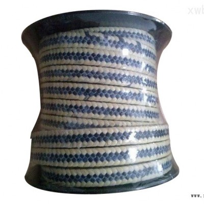芳纶交织黑四氟盘根