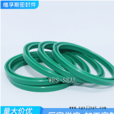 供应多规格轴孔通用密封圈绿色聚氨酯工业油封密封件注塑机油封图3