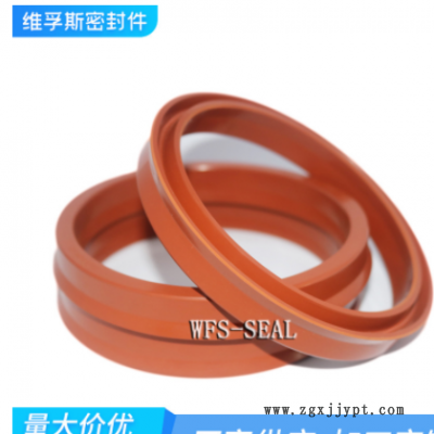 90度氟橡胶油封钢厂 耐高温耐压耐损耐水 液压油封YXD/ODU密封圈图3