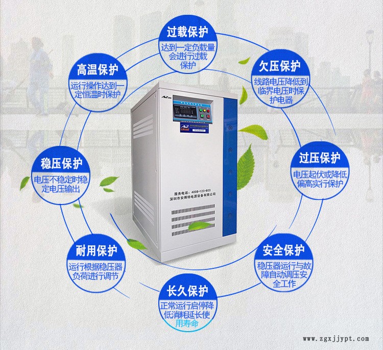 380V全自动交流稳压器80KW工业数控机床空压机稳压电源SBW-80KVA示例图5