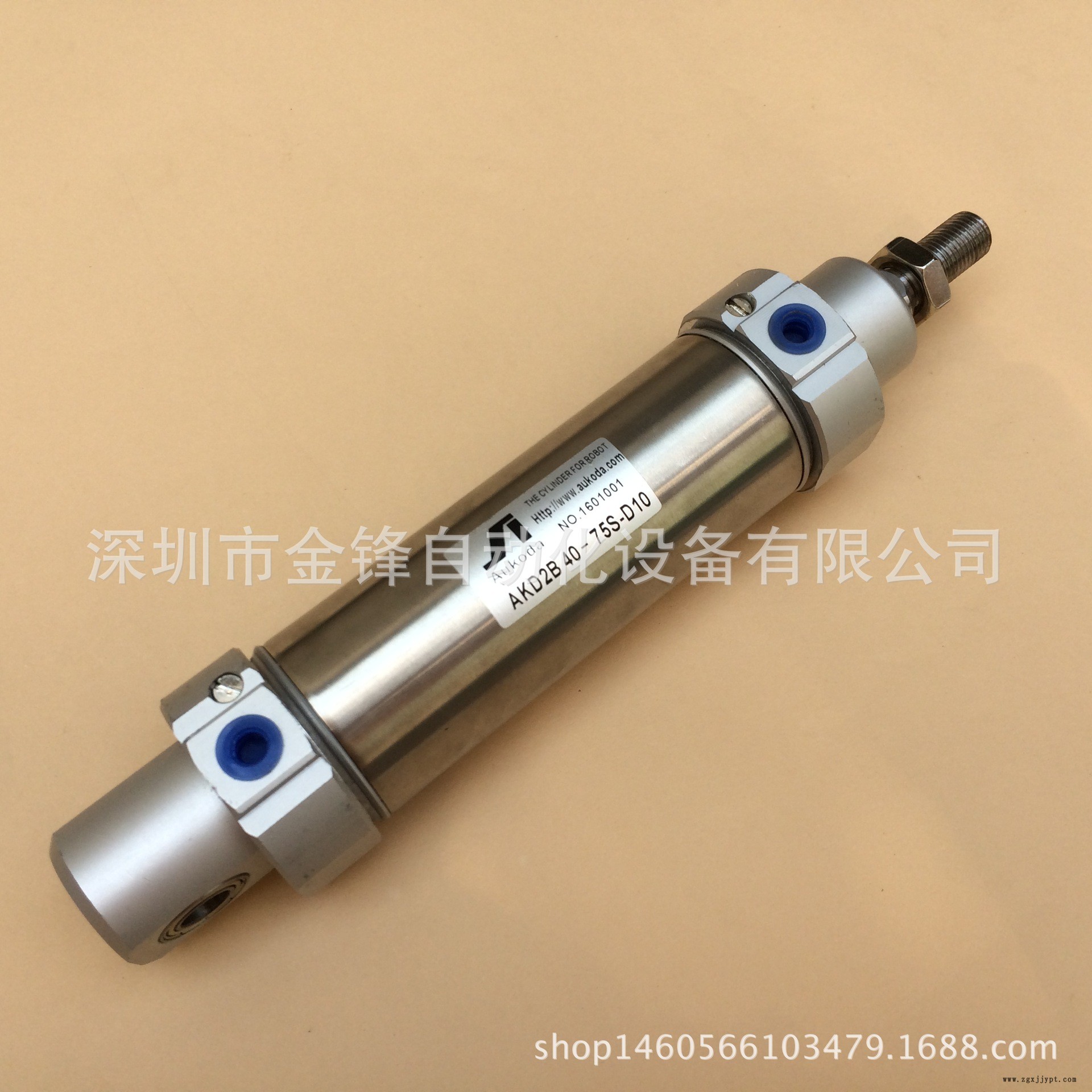 机械手配件 旋转气缸 台湾奥克达气缸 40*75回旋气缸示例图1