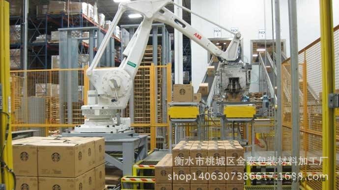 码垛机器人 全自动码垛机 饮料码垛机 栈板堆叠机 码垛机械手自动示例图3