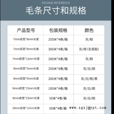 窗户密封条9*5mm门框门底木门塑钢窗自粘隔音条挡风条门缝密封条图2