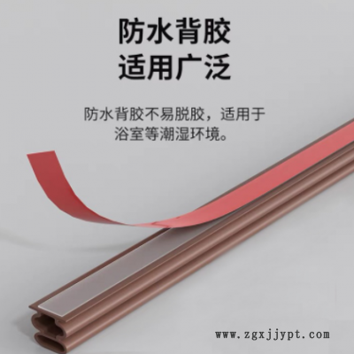硅胶防盗门密封条亚克力胶工字型窗户防撞条自粘型塑钢门窗防风条图2
