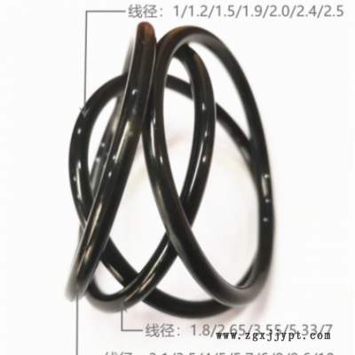 硅胶O型环耐高温o型圈外径4-10mm*线径1.5mm防水胶圈红色白色黑色图2