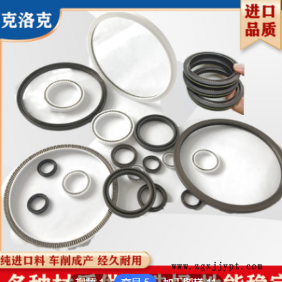 定制泛塞封弹簧密封圈激光机灌装机泛塞圈孔用法兰旋转泛塞封定做图2